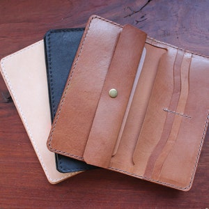 Kangaroo Leather Long Wallet, Womens Wallet, Ladies Leather Wallet, Australian Made Wallet