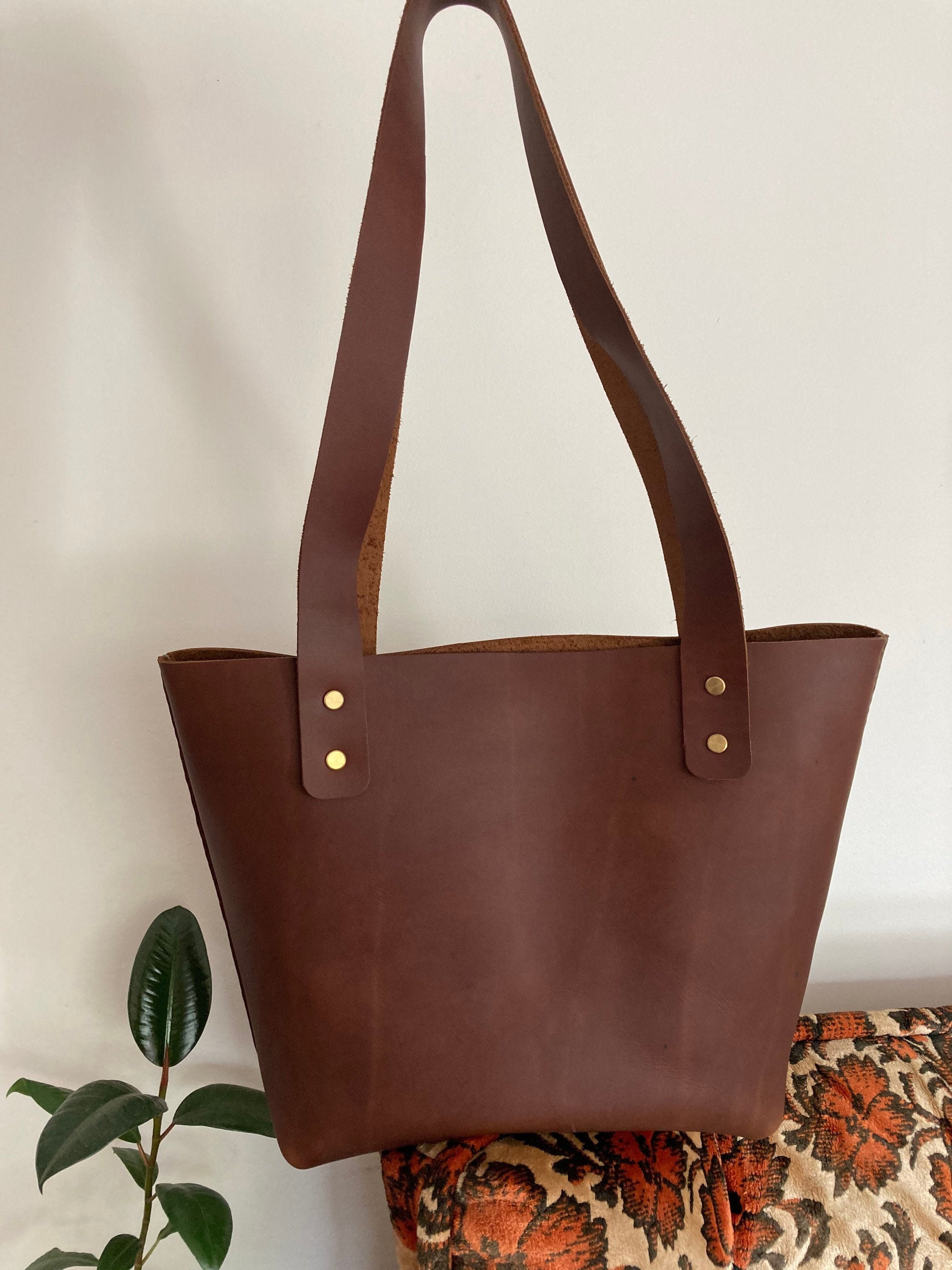 Leather Totebag Australian Leather Totebag Shopping Bag Etsy
