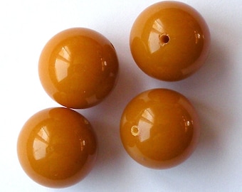 Perles d'ambre véritable, 16,5 mm de diamètre, 1 perle, ambre de la Baltique, perles percées, perles de pierres précieuses, perles de pierre, pierre d'ambre, couleur miel, cadeau