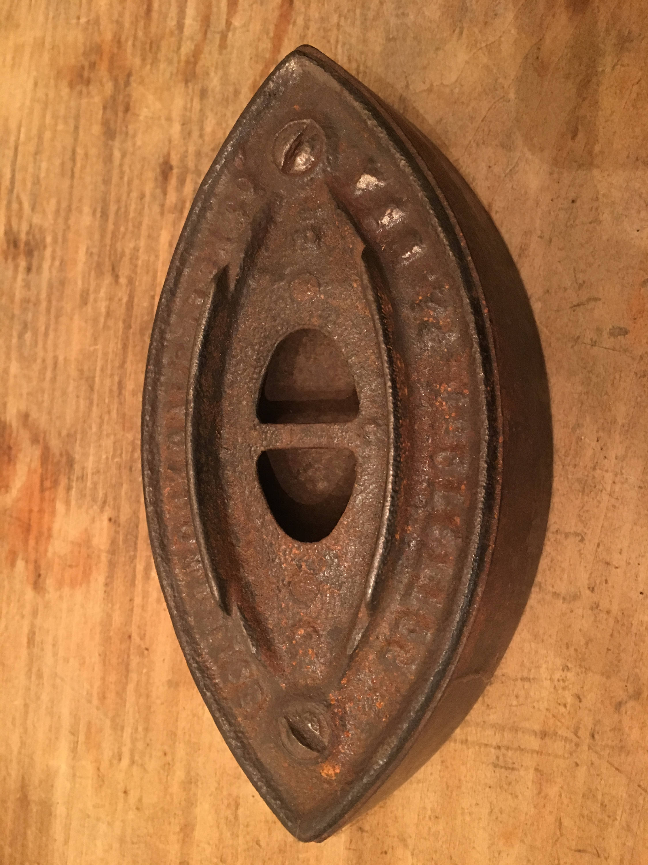 Vintage Iron From Pottstown PA. Doorstop or Large Paperweight