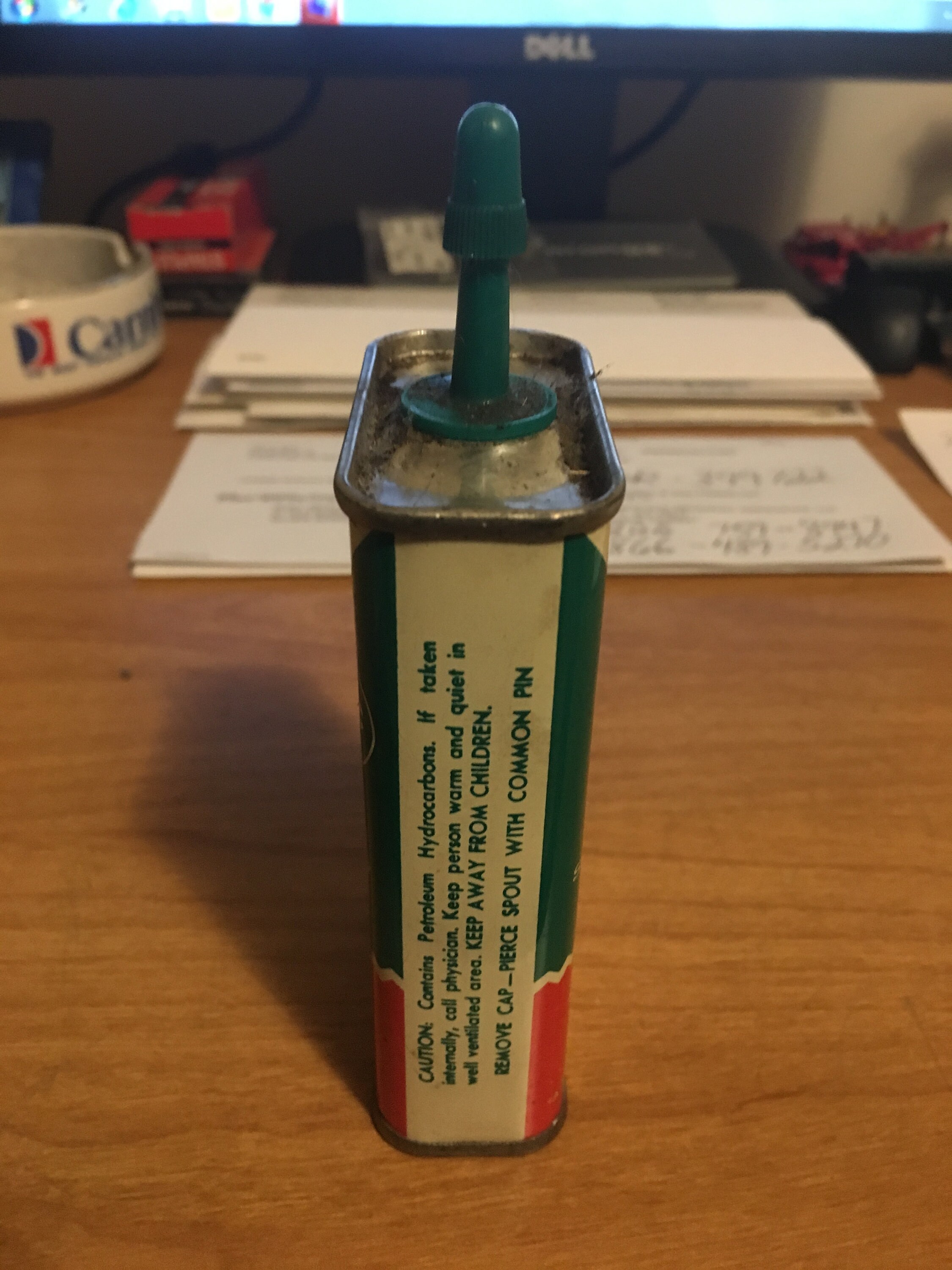 Vintage Singer Sewing Machine Oil Can Screw On Top