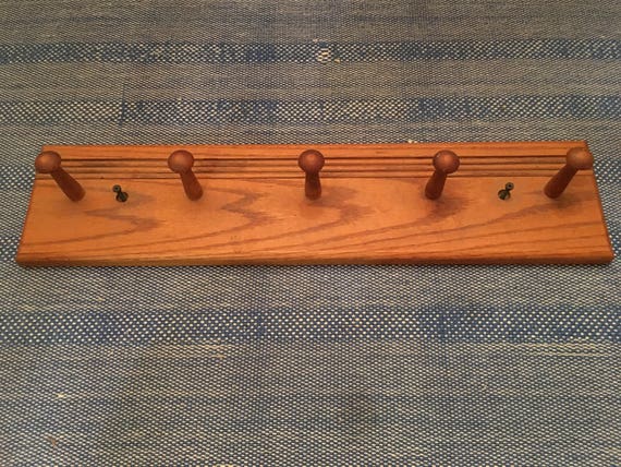 7 Peg Bamboo Coat Rack Wall Mounted Hanger Wood Entryway Hat Purse Storage For Expanding Wooden Hanger 10 Peg