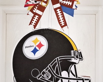 Pittsburgh Steelers door hanger, Steelers decoration, Steelers football gifts