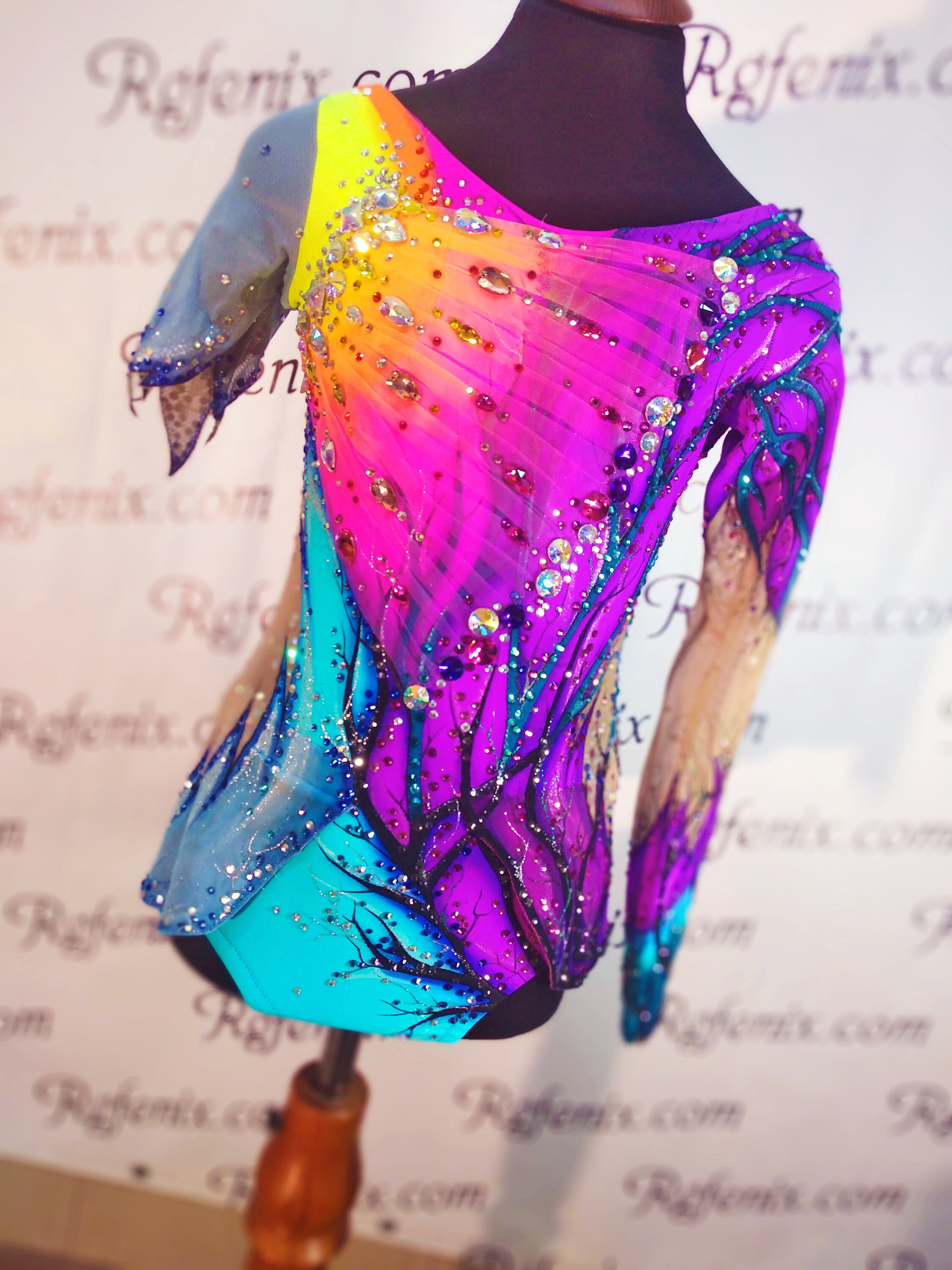 Amazing leotard as a gift/ leotard for rhythmic gymnastics/ Etsy