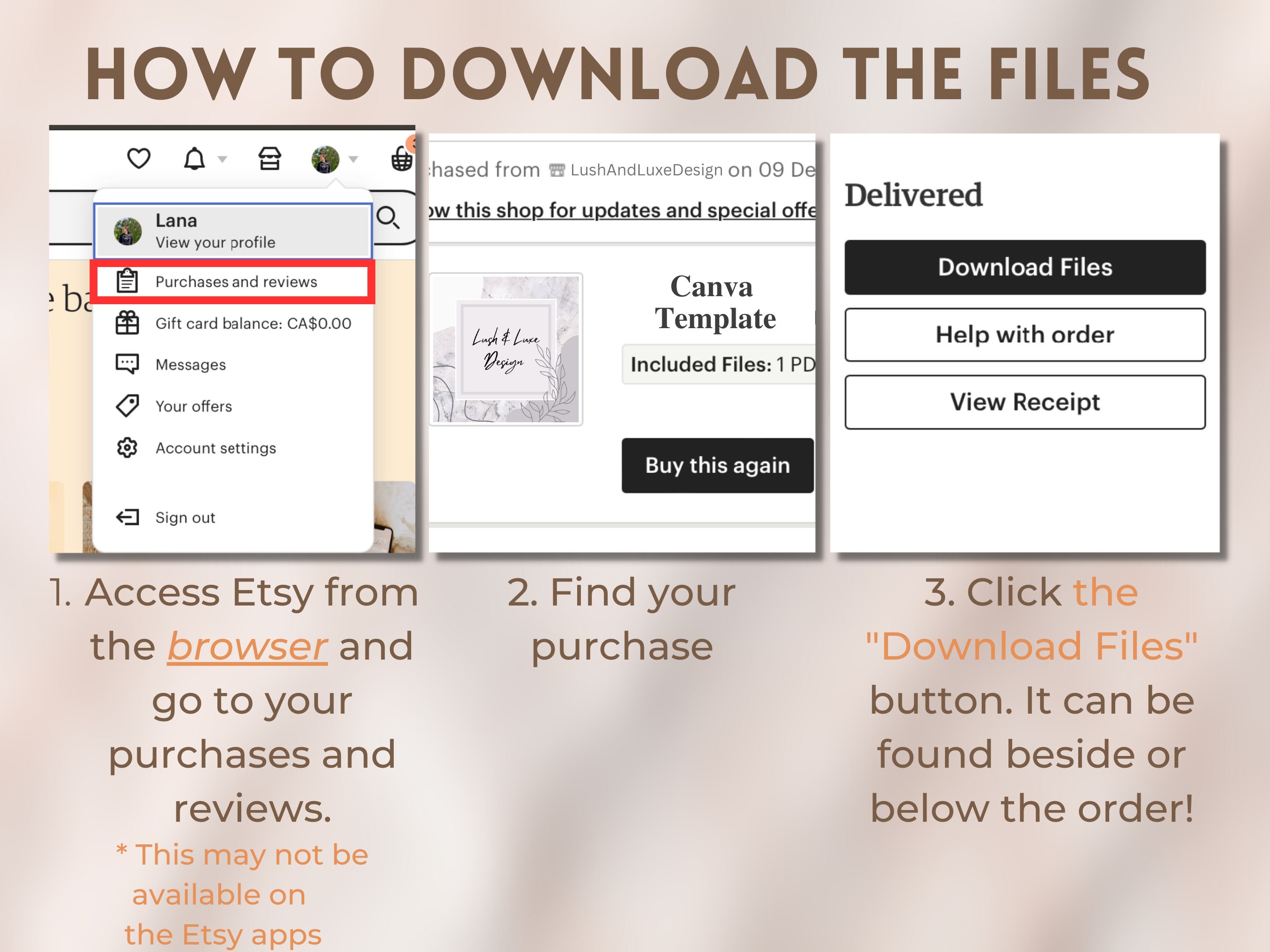 DIY Social Media Bundle Canva Templates Instagram Beige - Etsy