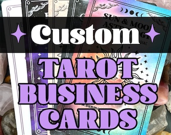 Custom Tarot Business Cards ( 50 Cards )