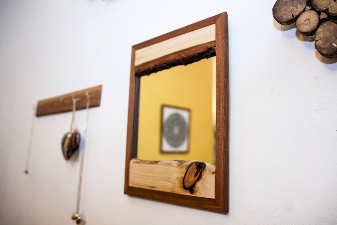 Live Edge Mirror Etsy