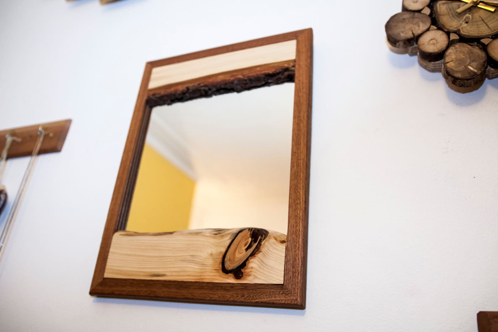Live Edge Mirror Etsy