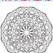 MANDALA Adult Coloring Books, INSTANT Digital Download, 12 Pages With ...