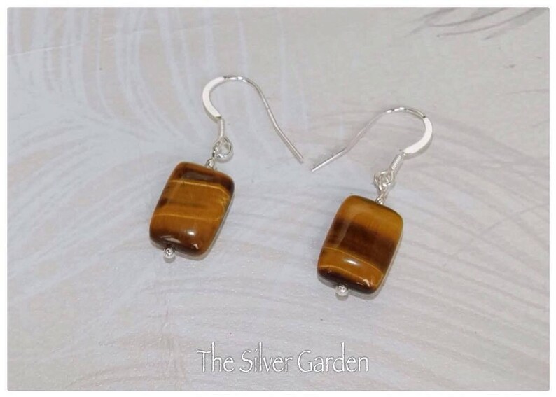 Gemini Gift Gemini Birthday June Birthstone Birthstone Gift Gemstone Earrings Gemstone Jewelry Tigers Eye Earrings Tigers Eye Jewelry