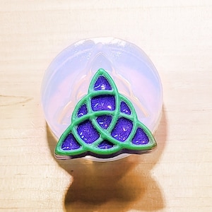 Triquetra Celtic Trinity voor hars: epoxy en uv