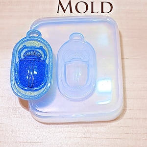 Delicate Scarab Egyptian Mold for Resin - Epoxy and UV