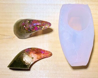 Set of 2 Smooth and Low Small Molds for Resin - Epoxy and UV