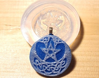 Intricate Pentacle Knot Work Mold for Resin - Epoxy and UV