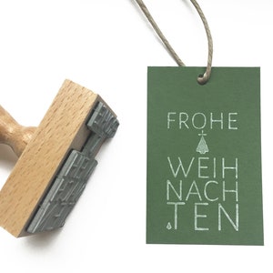 Christmas stamp for gift tags Merry Christmas