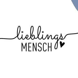 Stempel Liebe 19 Holz Lieblingsmensch | Stempel Geschenk | Freundschaft