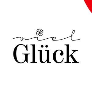 Stempel Liebe 11 viel Glück | Kleeblatt | Liebe | Glück