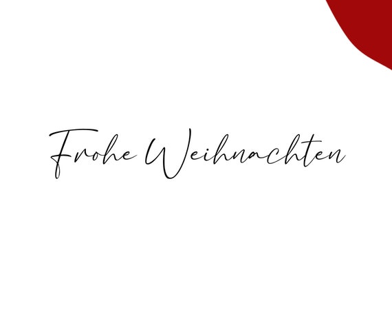 Stempel Weihnacht 12 14 Holz | Frohe Weihnachten | Merry Christmas | Weihnachtsstempel