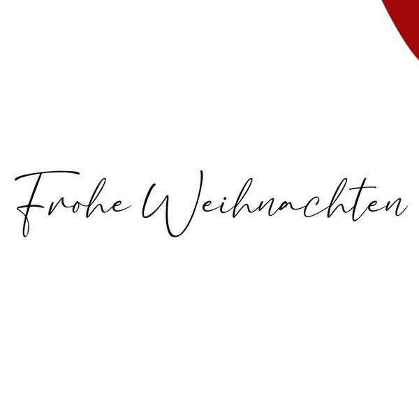 Stempel Weihnachten | Frohe Weihnachten | Merry Christmas | Weihnachtsstempel