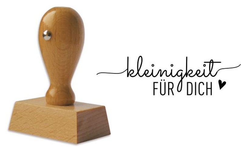 Stempel Kleinigkeit für dich Stempel Geschenk Stempel Hochzeit Dankeschön Mitbringsel