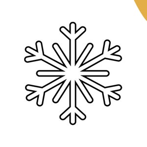 Sello Navidad 18 Copo de Nieve | Sellos para colorear | sellos para colorear | Sellos para niños | sello del maestro | elaboración | pintar