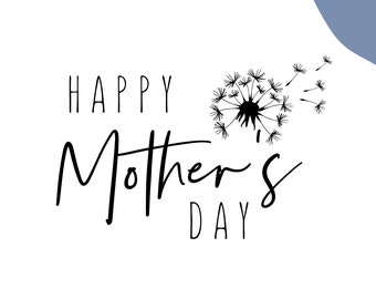 Stempel Happy Mothers Day | Stempel Muttertag | Geschenk Muttertag | Muttertag Karte