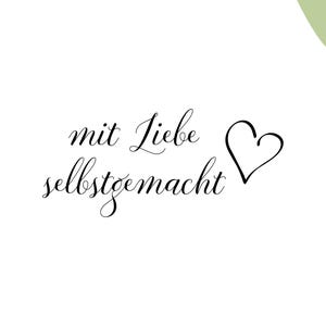 Stempel Handmade 11 mit Liebe selbstgemacht | Herz | handgemacht | Geschenk