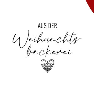 Stempel Weihnacht 19 | Aus der Weihnachtsbäckerei | Weihnachtsstempel