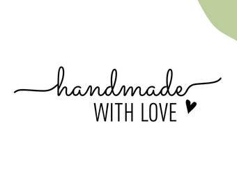 Handmade Stempel | Handmade with Love | Selbstgemacht