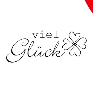 Timbre amour 03 bonne chance | Trèfle | Amour | Chance
