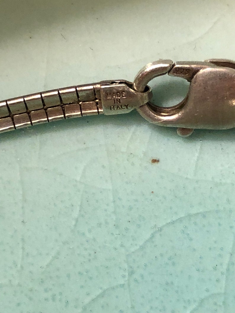 Jacqueline Smiley Vintage Revival 950 Silver Pendant on 925 Italian ...
