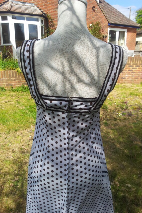 Super Seventies Spotty Maxi Dress. Summer Sunshin… - image 3