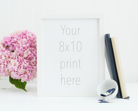 Frame Mockup Styled Stock Navy Blue And Pink