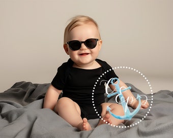 baby black bodysuit mock-up black onesie mockup happy baby boy model  baby bodysuite, babygrow, gerber, minimalist style, infant modelmockup