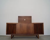 Mid-century Modern Record Cabinet by RCA Victor - Working Record Player