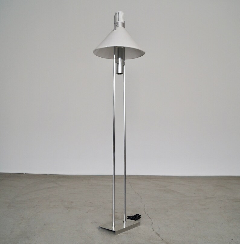 Amazing Mid-century Modern Designer Floor Lamp by Robert Sonneman With Unusual Design image 2