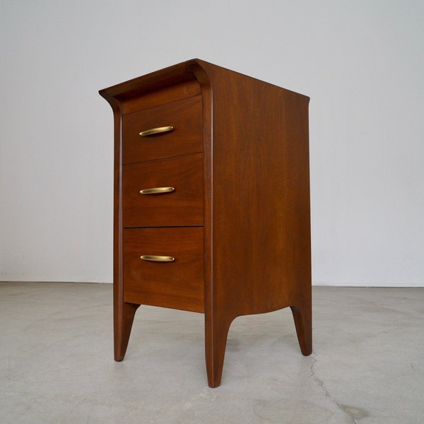 Mid-century Modern Dresser / Nightstand by John Van Koert for Drexel Profile Series - Professionally Refinished