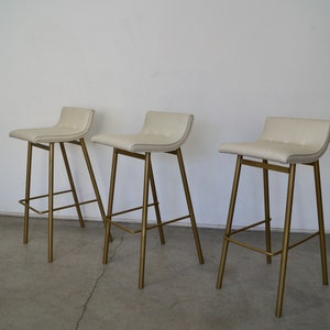 1950&#39;s Mid-century Modern Bar Stools - Set of 3