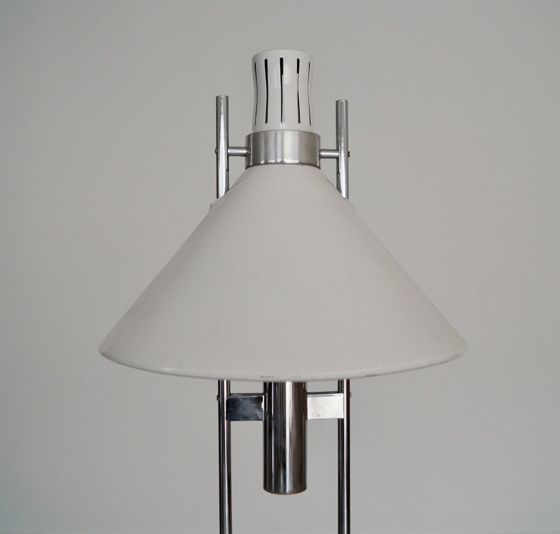 Amazing Mid-century Modern Designer Floor Lamp by Robert Sonneman With Unusual Design image 5