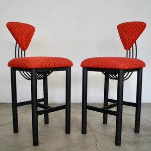 Pair of Postmodern Bar Stools