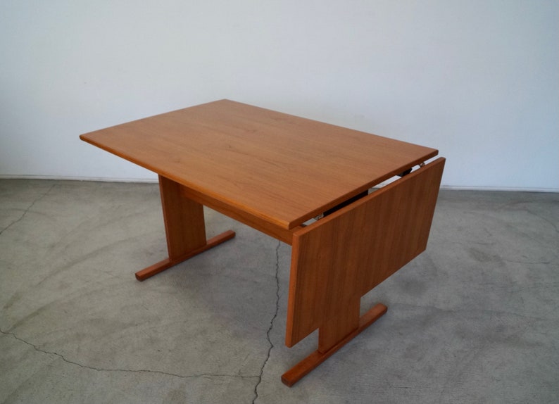 1970's Danish Modern Teak Dining Table / Desk by Gangso image 6