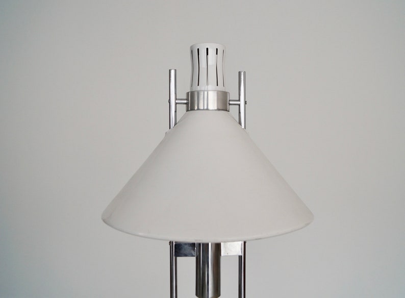 Amazing Mid-century Modern Designer Floor Lamp by Robert Sonneman With Unusual Design image 4