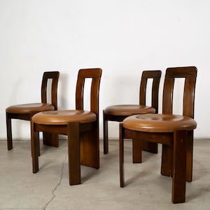 Set of 4 1950’s Mid-century Brazilian Modern Dining Chairs