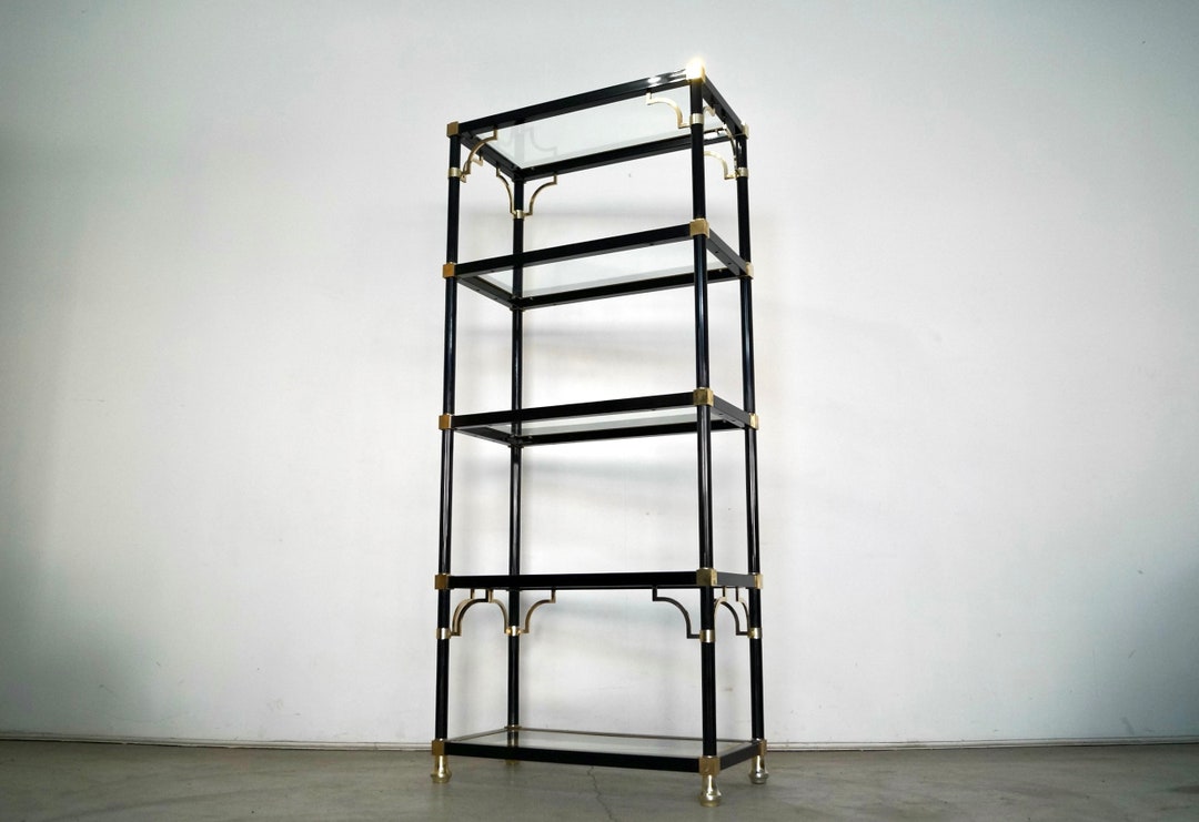1970's Hollywood Regency Shelf / Etagere - Etsy