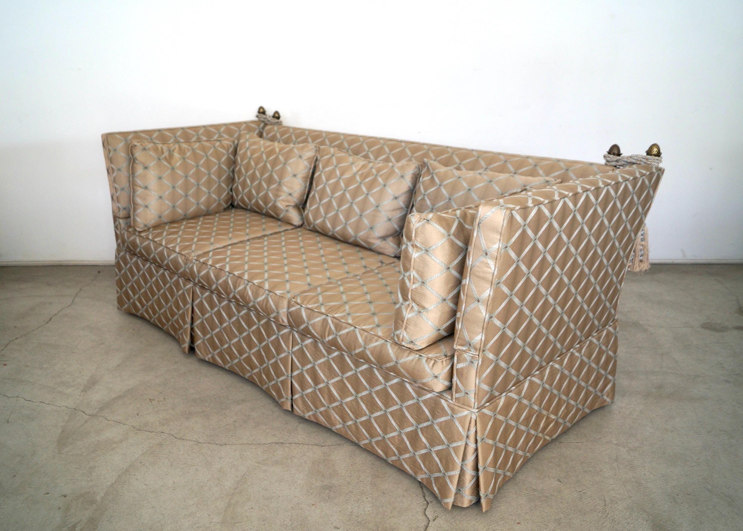 Hollywood regency ソファ　アメリカ　ビンテージ Hollywood regency ソファ アメリカ ビンテージ Hollywood Regency