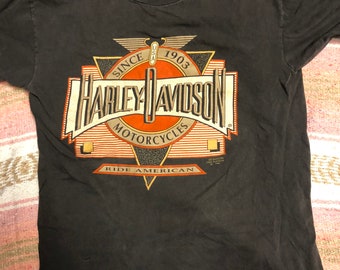 1991 3D Emblem Harley Davidson shirt