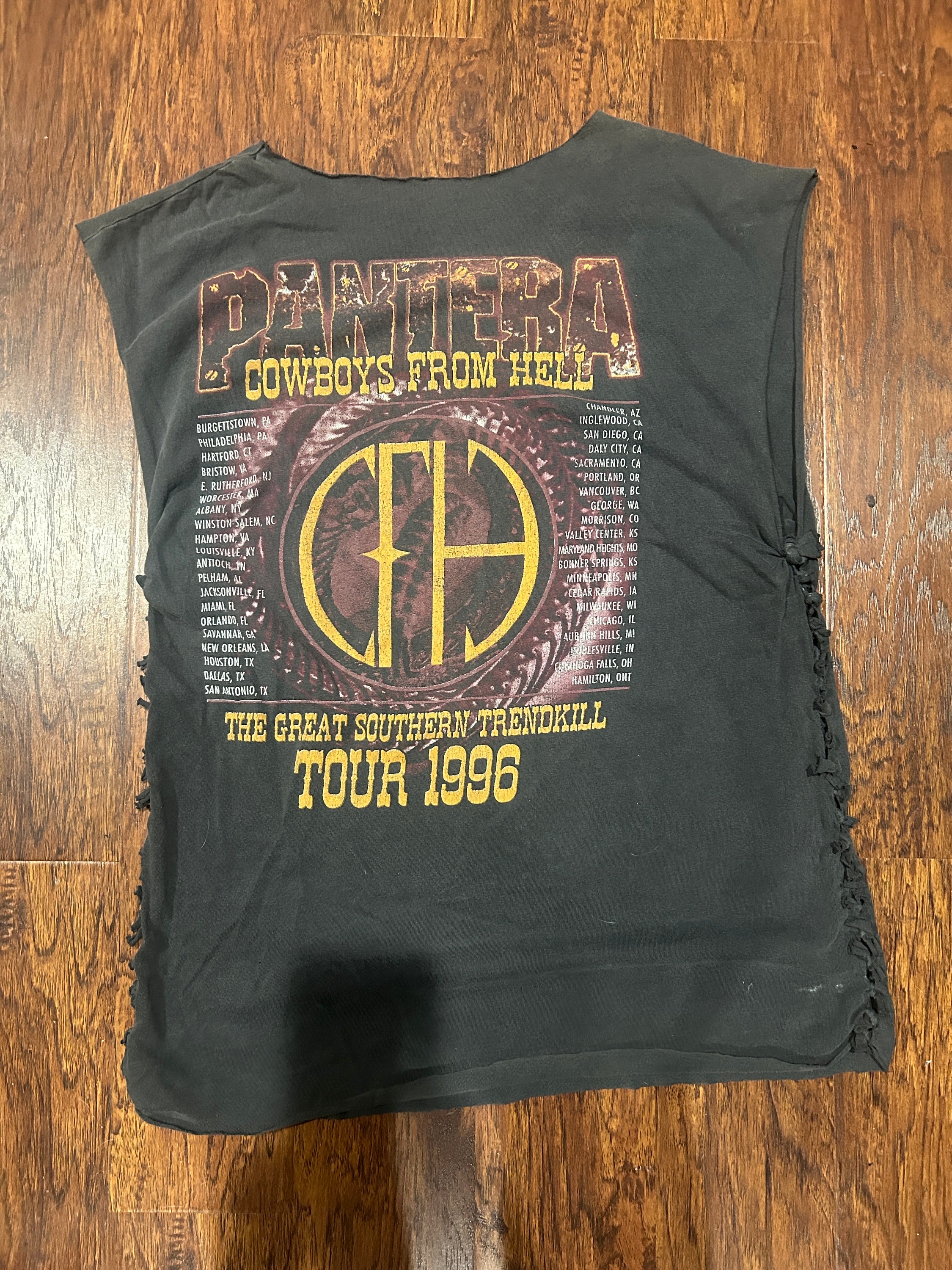 1996 Pantera Cowboys From Hell Tour Shit - Etsy 1996 Pantera Cowboys From Hell Tour Shit - Etsy