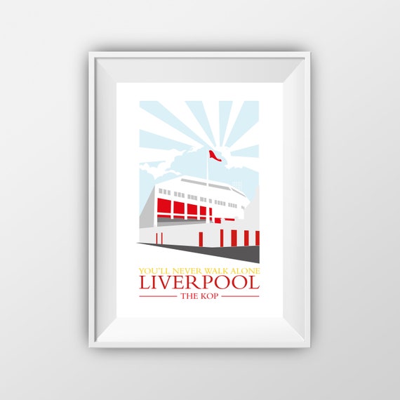 Liverpool Football Club - LFC - The Kop - Travel Print - the jones boys