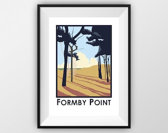 Formby Point - Travel Print - the jones boys