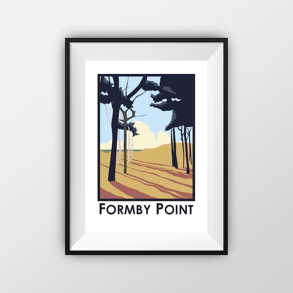 Formby Point - Travel Print - the jones boys